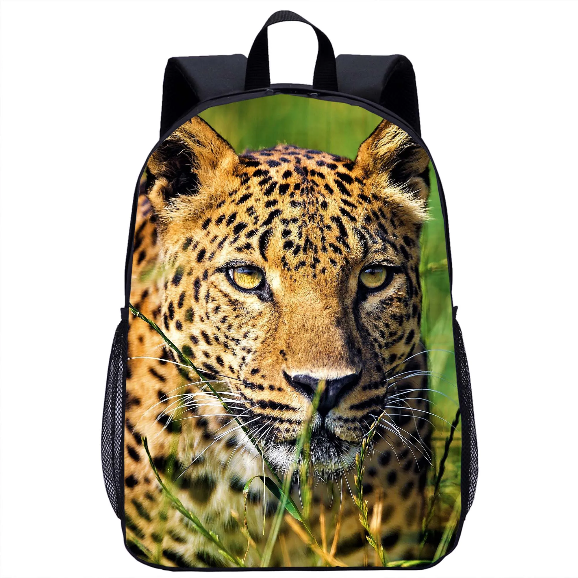 Cheetah Backpack Children's School Backpack Kids Cool Animal 3D Print Travel Laptop Bag 16 Inch School Season Gift for Boy Girl