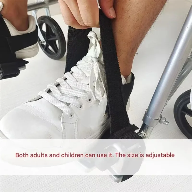 MOPHE-Wheelchair Foot Restraint Belt Fixed Safety Belt Elderly Wheelchair Anti-Fall Safety Shoes