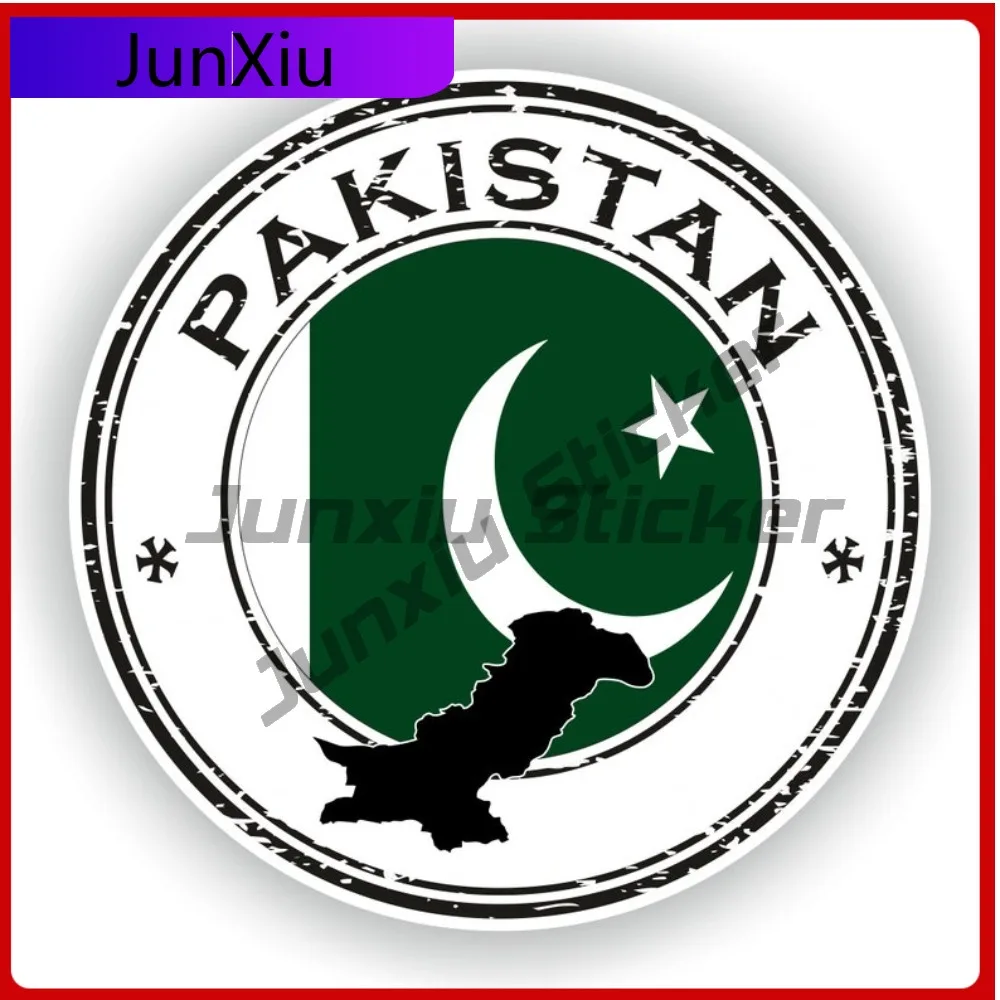 

Pakistan Seal Round Flag Personalized Vehicle Decor Commonly Used On Bumpers Rear Windows And Trunks