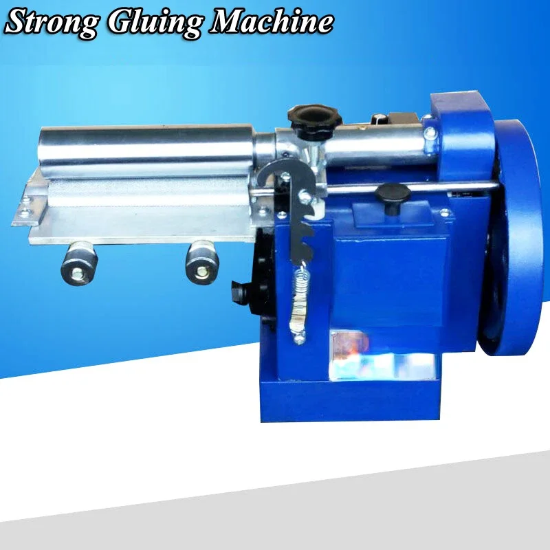 160mm Automatic Gluing Machine Yellow Rubber Petrol Rubber Roller On Plastic Machine Use For Surface Coating With Glue