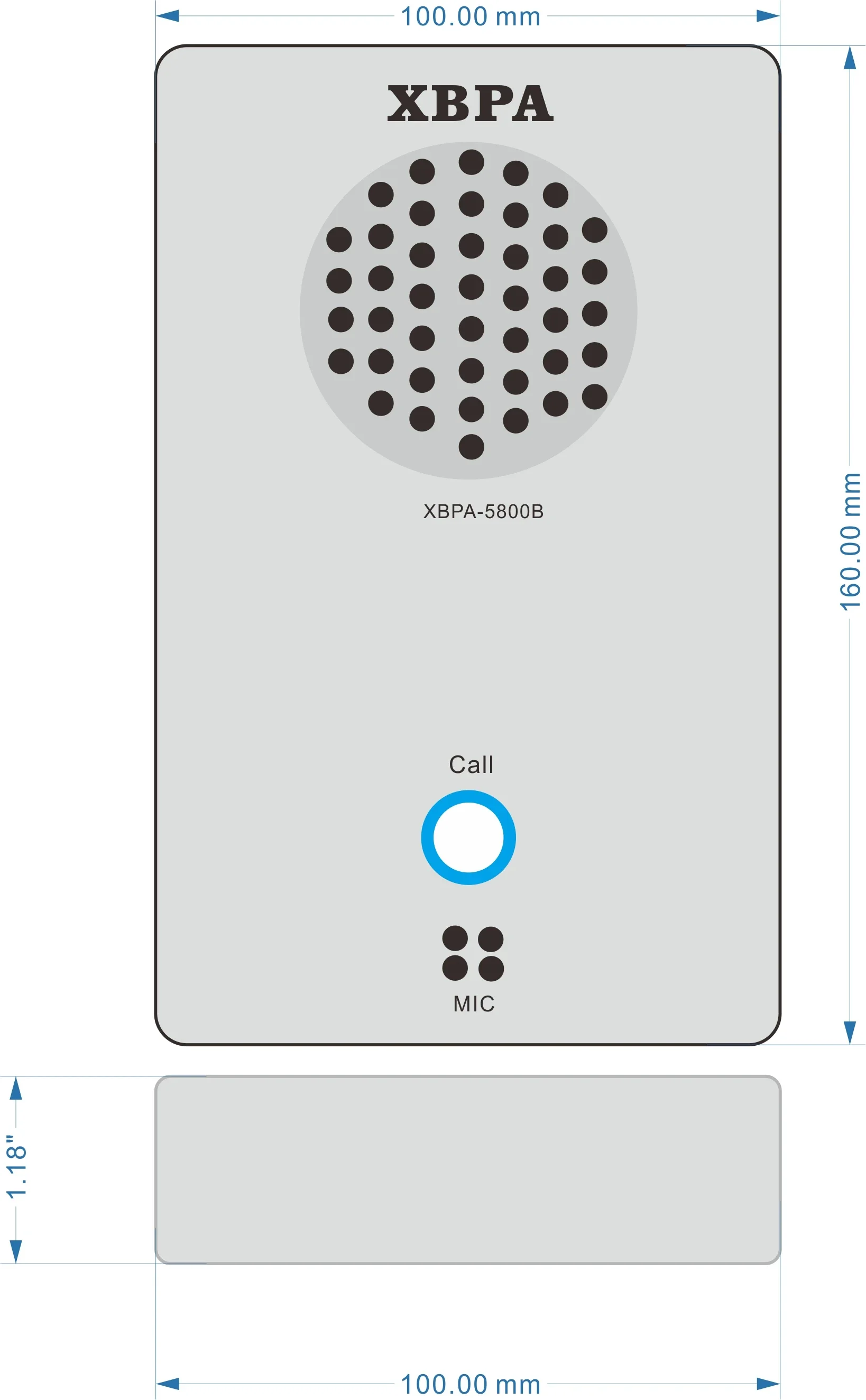 IP  Intercom system   two-way intercom host