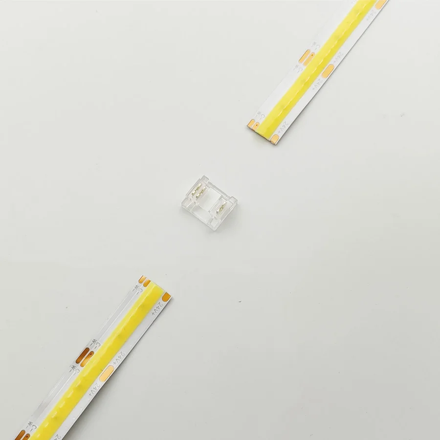 

3-Pin 10mm COB LED Strip Connector for Solderless Strip-to-Strip Joints on CCT COB LED Light Strips