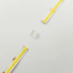 3-Pin 12mm COB LED Strip Connector for Solderless Strip-to-Strip Joints on CCT COB LED Light Strips