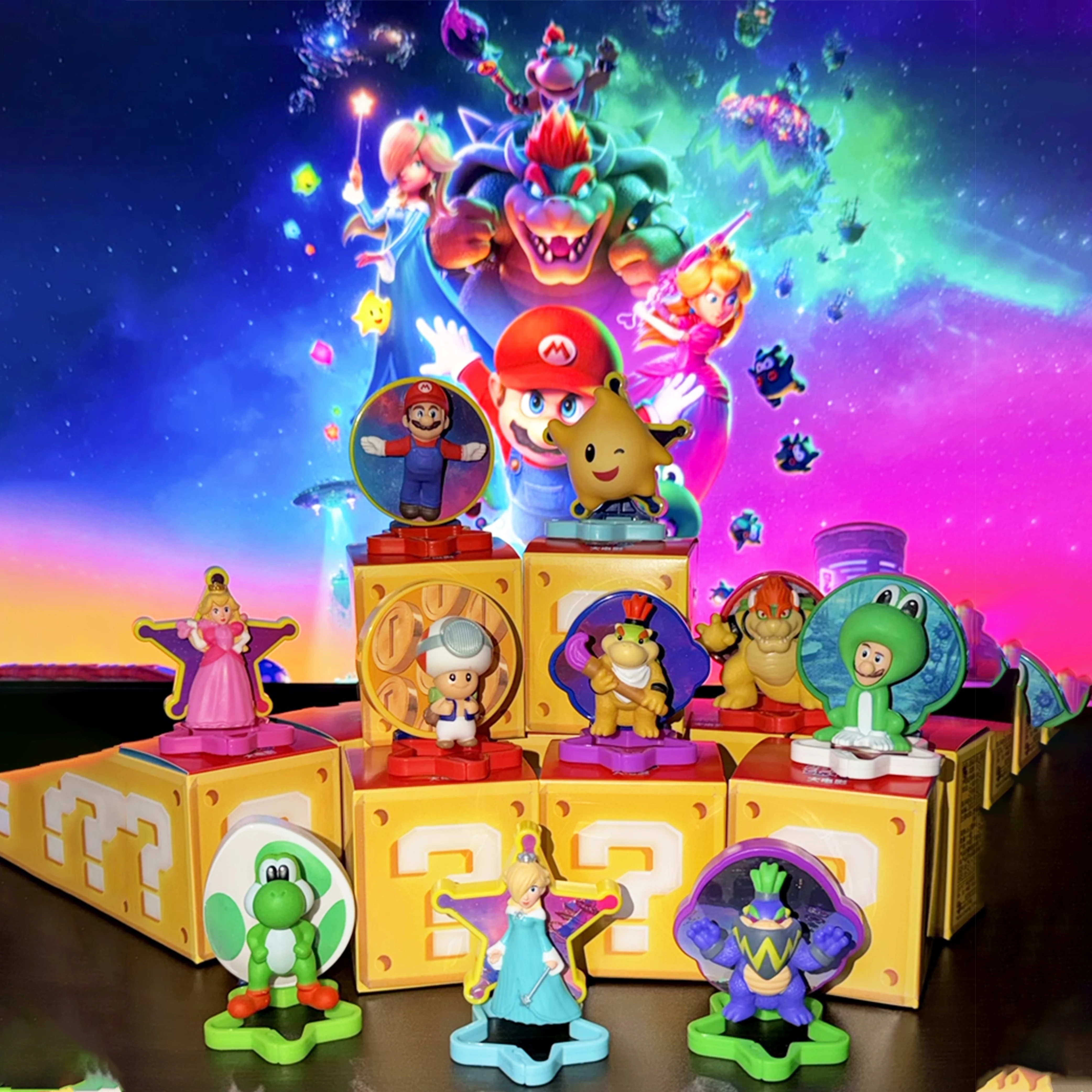 Último Modelo de McDonald's Happy Meal, Figura Colgante de Super Mario Bros, Yoshi, Rosalina, Estatua Coleccionable, Muñeco de Juguete, Regalo