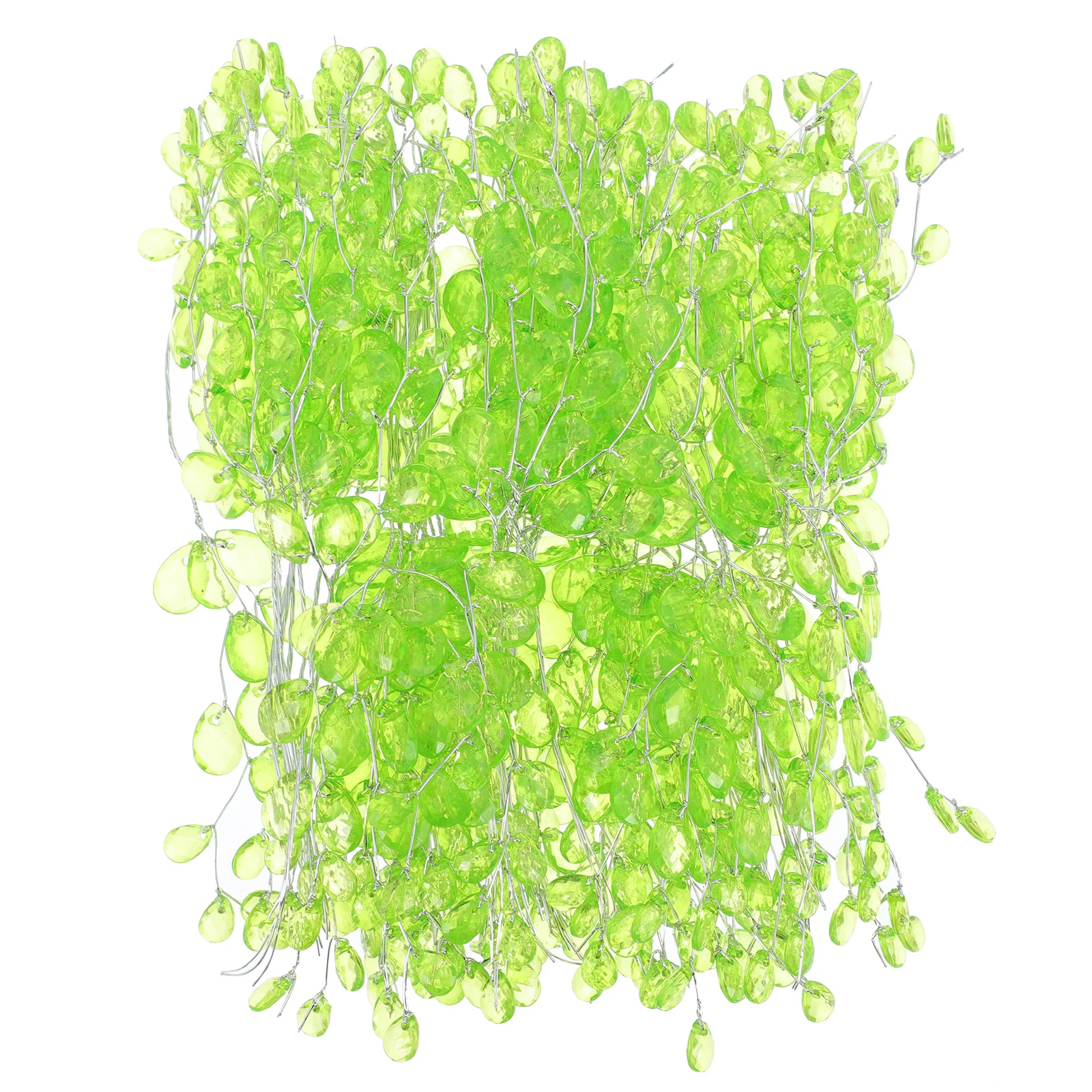 

50Pcs Acrylic Flower Stem DIY Acrylic Bead Flower Branch Flexible Durable for Wedding Christmas Tree Floral Arrangement Crafts