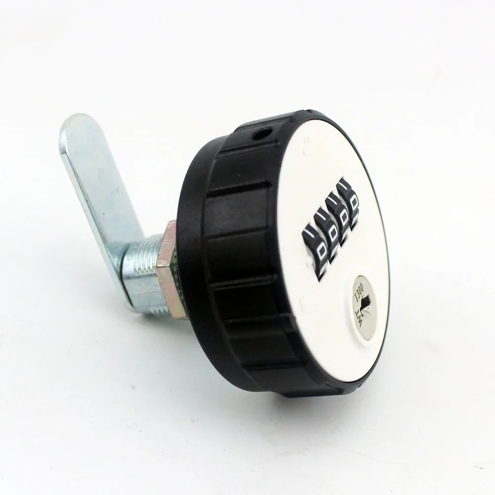 Zinc Alloy 4 Digit Password Lock for Mailbox Cabinet Drawer Locker with Master Key Construction Easy Installation