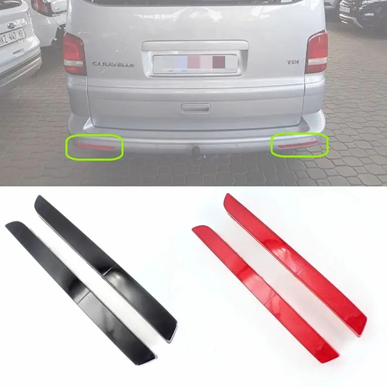 Car-Styling Rear Bumper Reflector Light For VW T5 Transporter/Caravelle/Multivan2012 2013 2014 2015 2016 2017 2018 2019