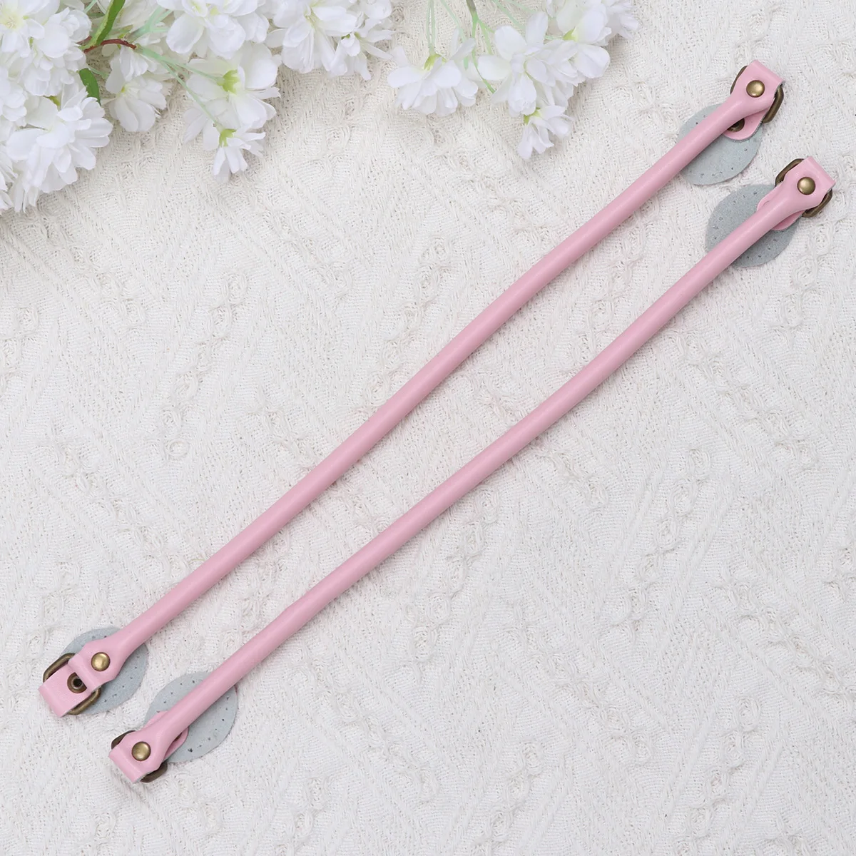 

1Pair 40Cm Handbag Strap Replacement Thickened DIY Sewing Tote Bag Handle for Pouch Crossbody Messenger Light