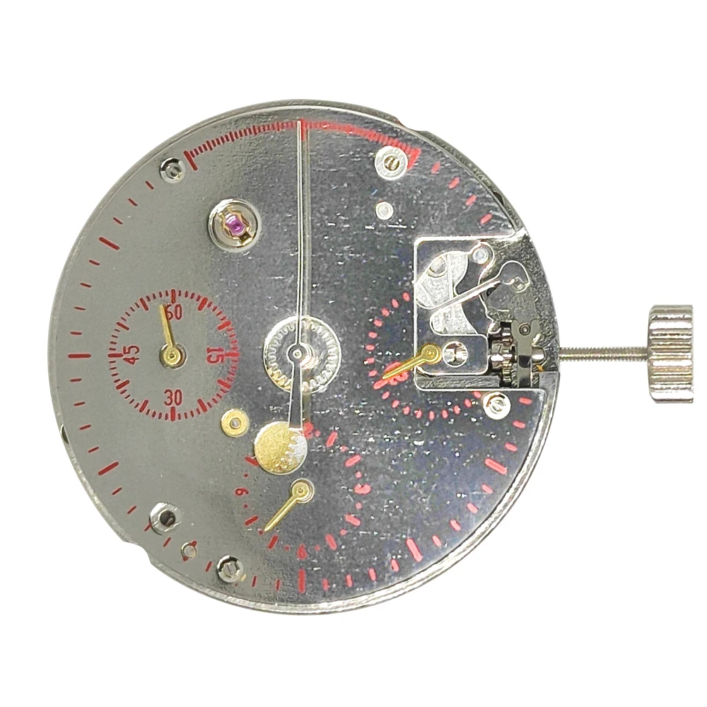ST19 mechanical movement chronography timing function handwind complex back