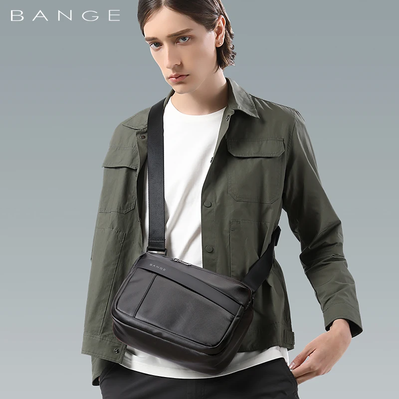 BANGE 2023 Men\'s Shoulder Bags Nylon Business Man Bags 8.6\