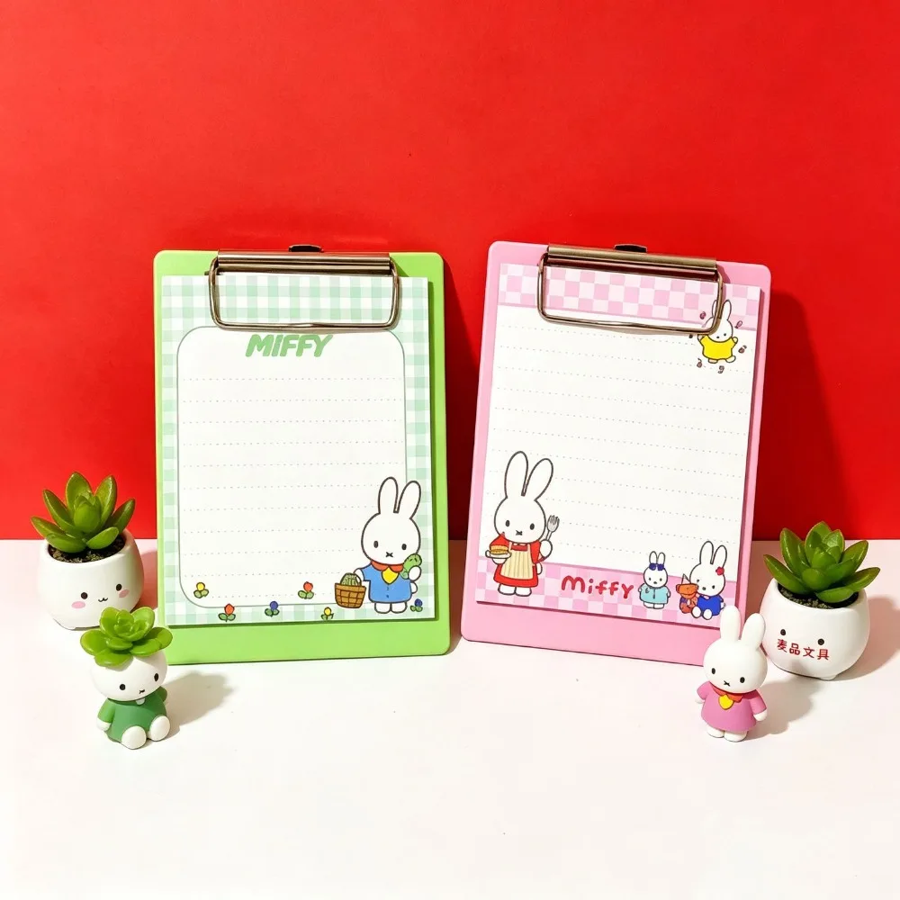 4PCS Miffy Kawaii Small Clamp Pad Notebook Cartoon Colored Pages Notebook Notes Student Office Notes Message Notes Cute Gift Toy - view 5