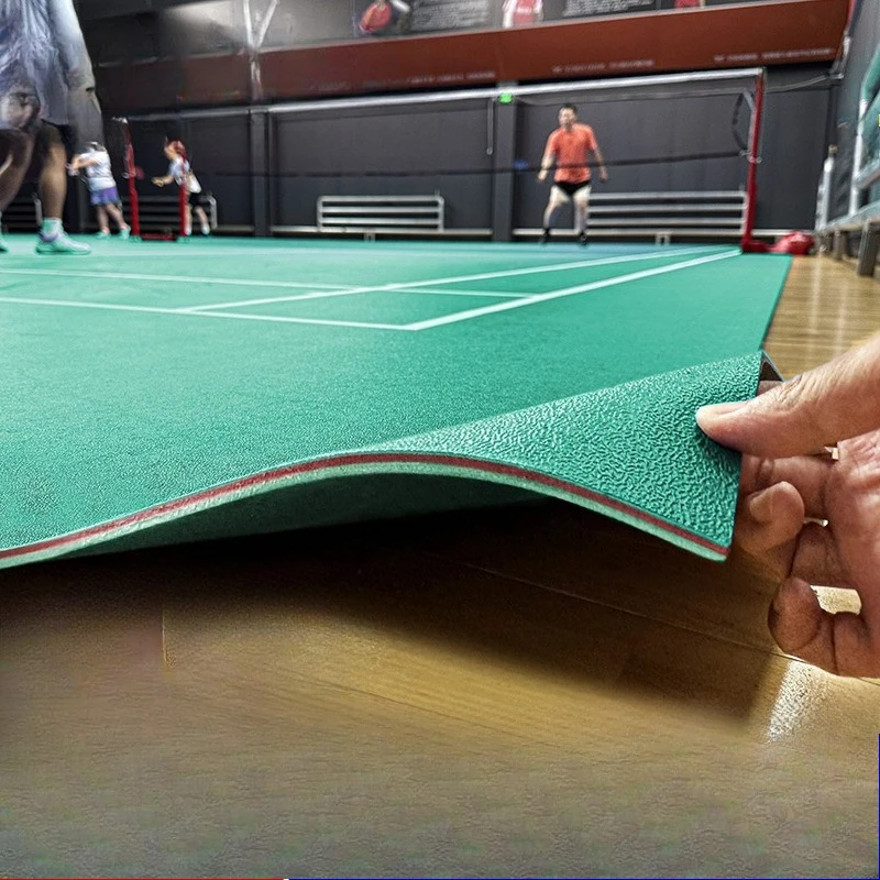 Badminton floor glue Indoor stadium special PVC sports floor glue can be rolled Badminton court floor glue pad