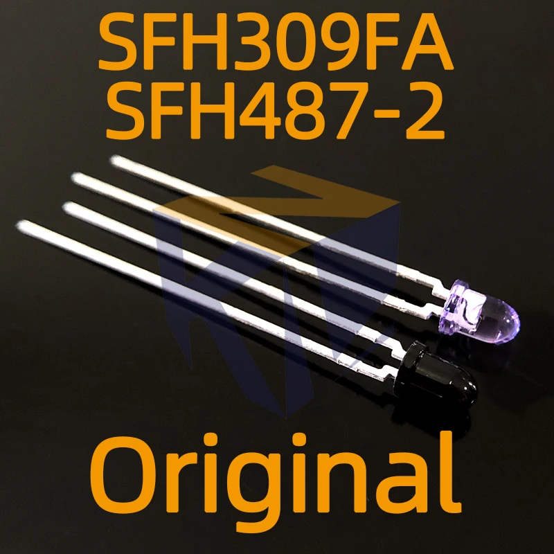 10pcs SFH487-2 GaAlAs Infrared Emitter SFH309FA Silicon NPN Phototransistor SFH487 SFH309 SFH DIP-2 original