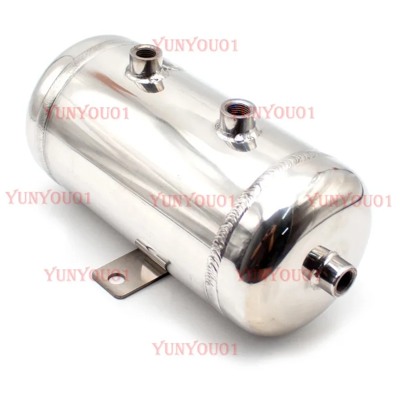 

2L Air Storage Tank 304 Stainless Steel Vacuum Buffer Air Pressure Tank with 4PCS G1/2 Air Inlet Pressure Gauge 1.25MPA