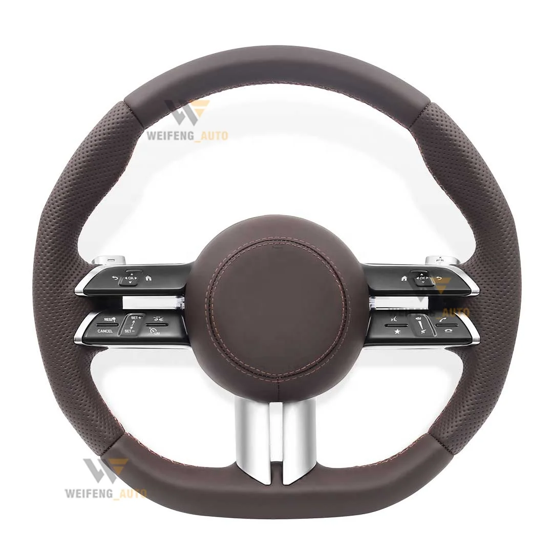 Nappa Leather Steering Wheel Fit For Cle-class Gle320 Gle300 Gle320 Gle350 Gle400 Gle450 Gle500 Dragonfly for Mercedes benz