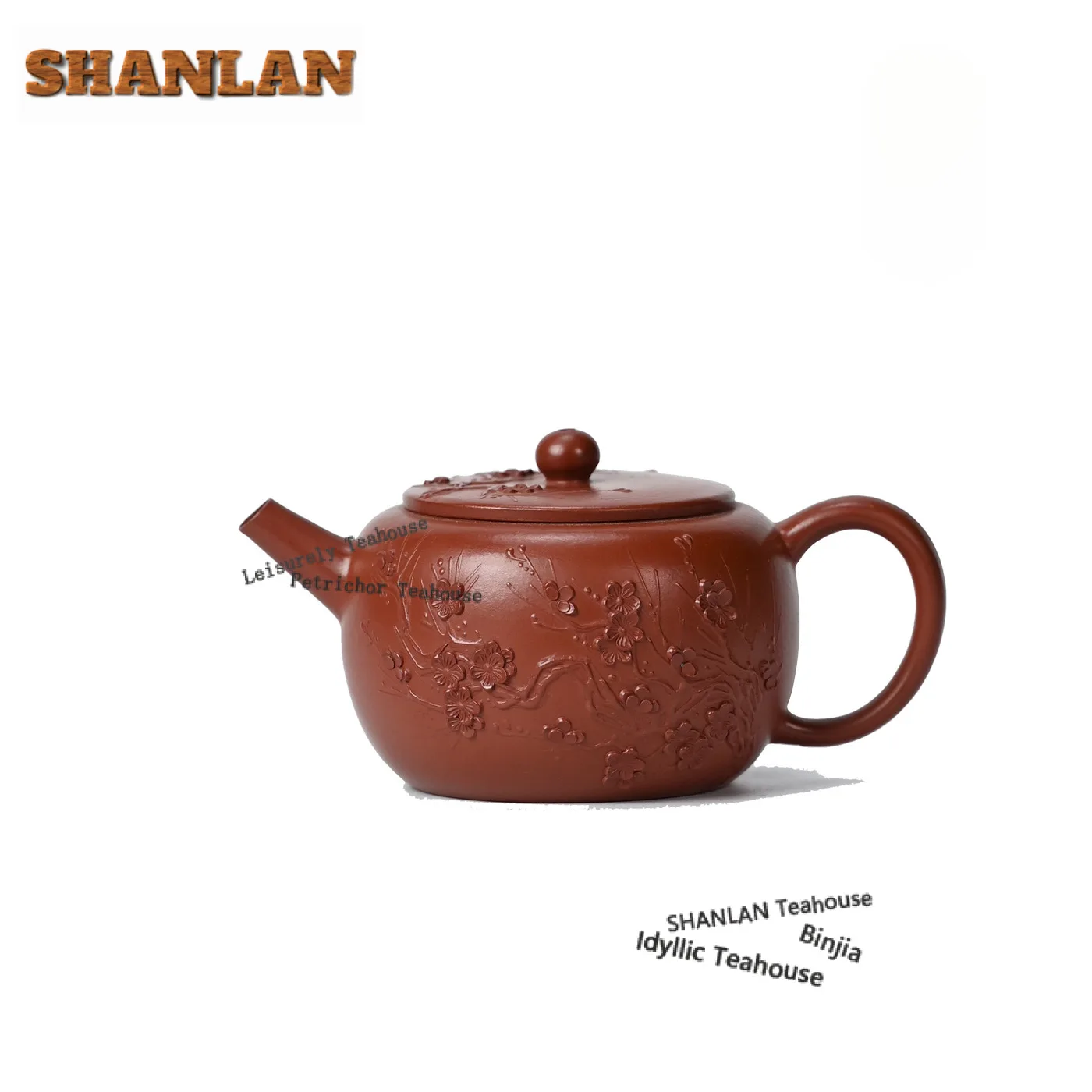 

150 мл высококачественные фиолетовые глиняные чайники Исин, горшок ручной работы с гравировкой сливы, сырая руда, грязевой чайник Дахунпао, чайный сервиз Zisha, ремесло