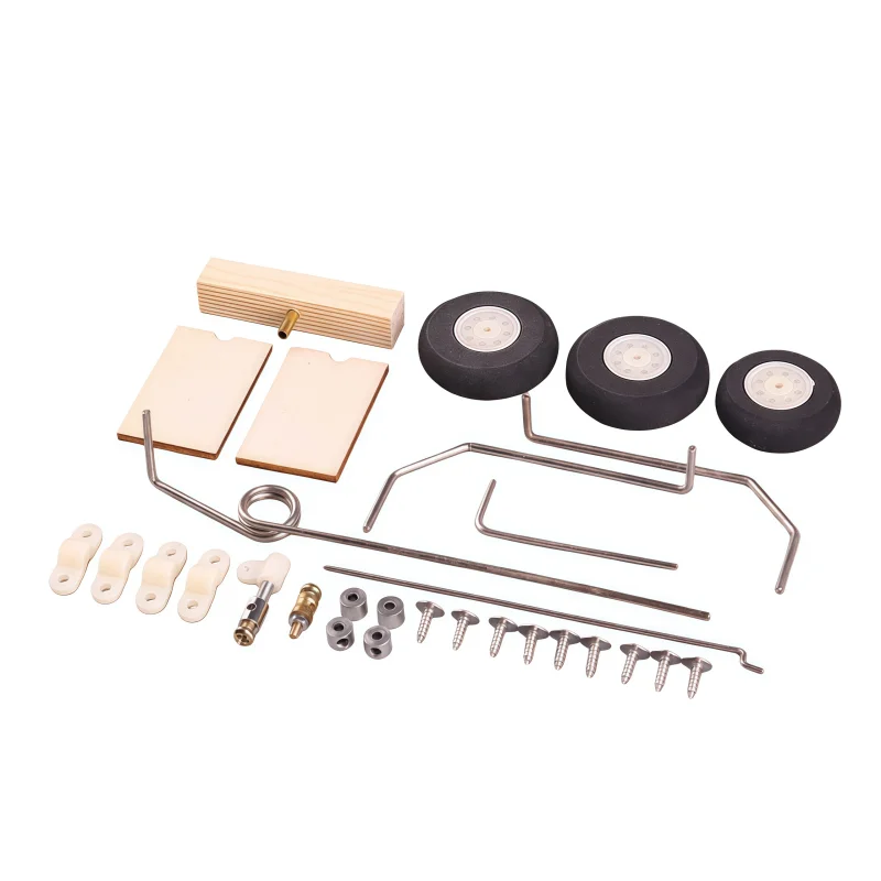 SU27KT modèle en bois sans servo, modèle d'avion, train d'atterrissage, avion à voilure fixe, accessoires de bricolage, amortisseurs métalliques