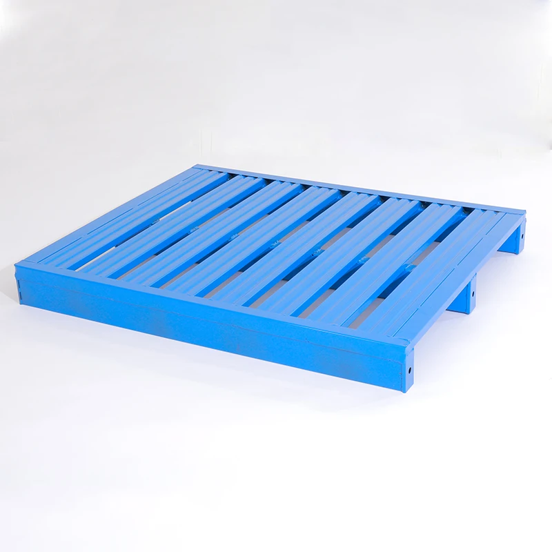 Wholesale Eco-Friendly Steel Pallet Heavy Duty Single Faced Recycled 4-Way Entry for Industrial Rack and Transportation