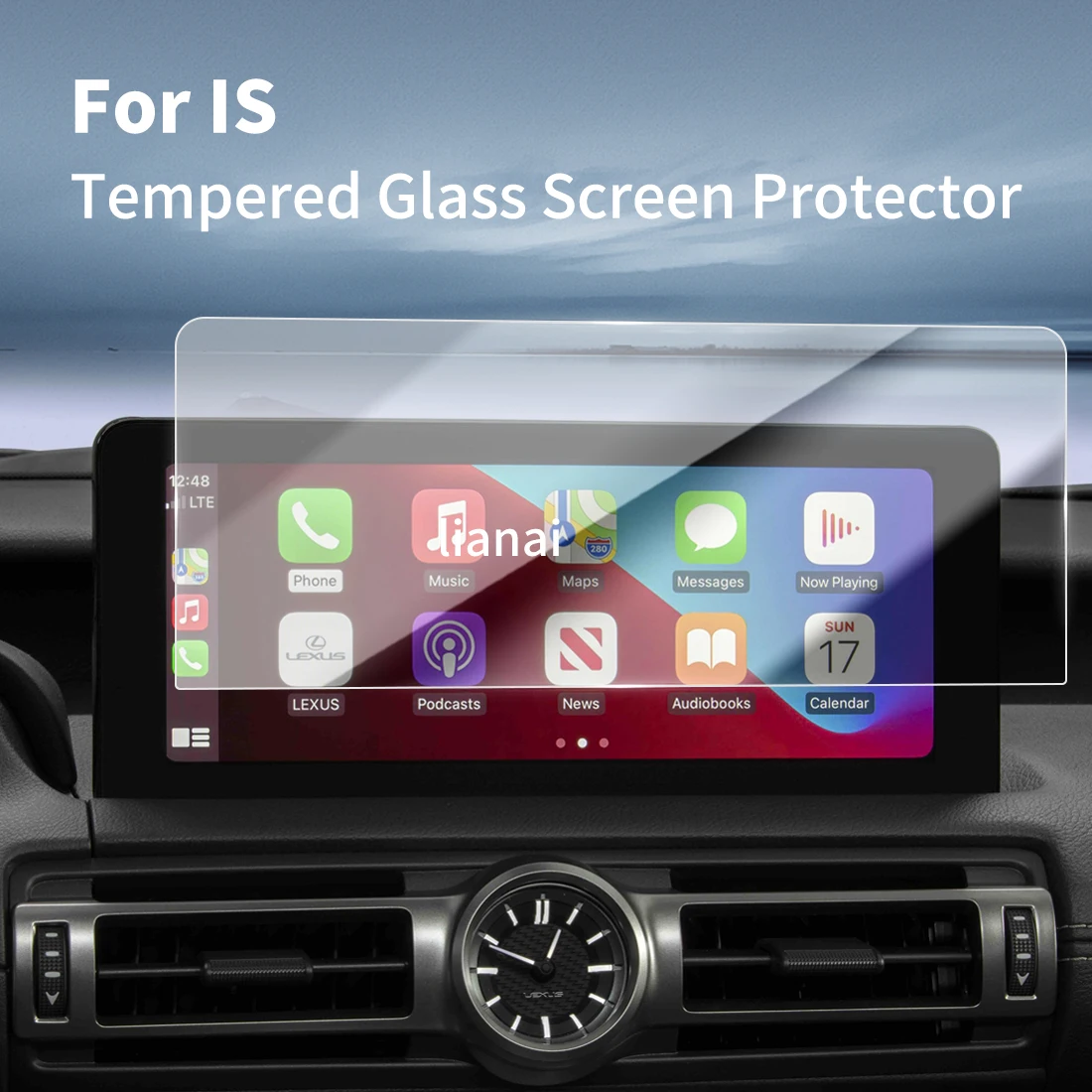 

Carplay Screen Protector Tempered Glass Protective Film Navigator Car Stickers Accessories For 25 LEXUS IS