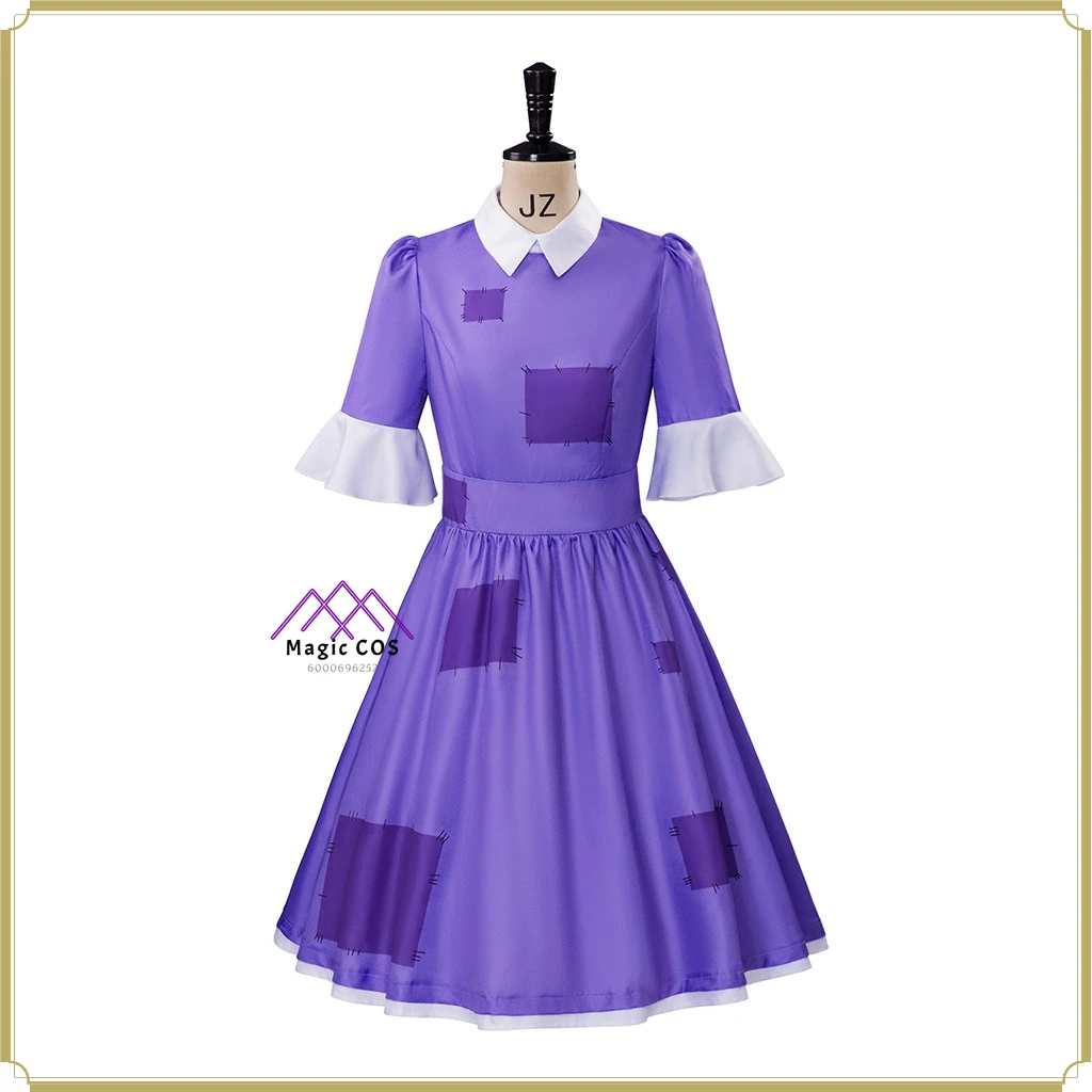 

Digital Circus Classic Cosplay Anime Outfit - High Quality Full Set Women's Raghata Purple Costume Cosplay Halloween Party Suit