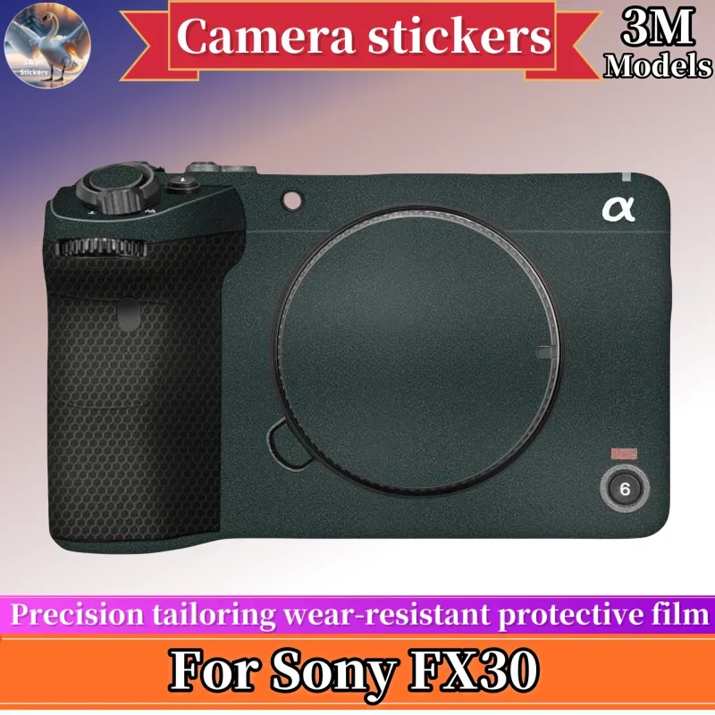 جلود FX30 لملصقات كاميرا Sony FX30، طبقة حماية، خياطة دقيقة مقاومة للاهتراء