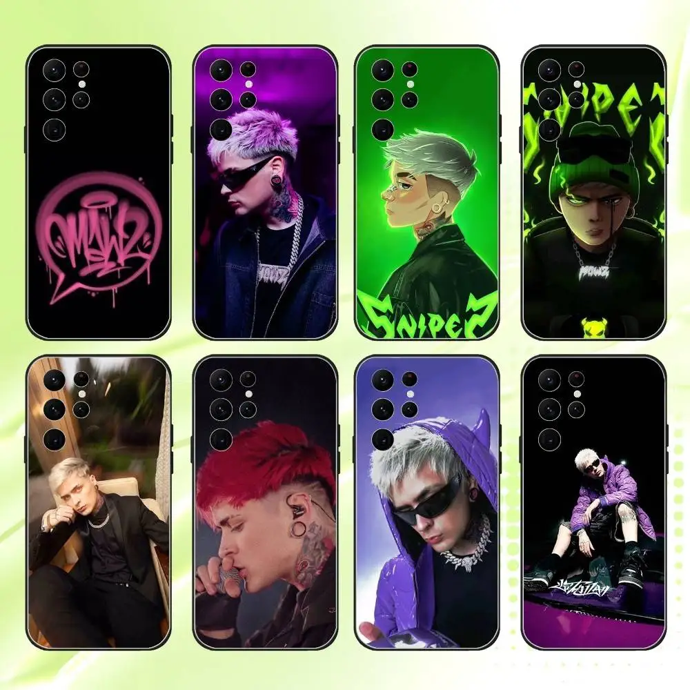 

Lit Killah KUSTOM Argentina Phone Case For Samsung S 25,24,23,22,30,21,10,9,Ultra,Plus,Lite,FE,4,5G Black Soft Case
