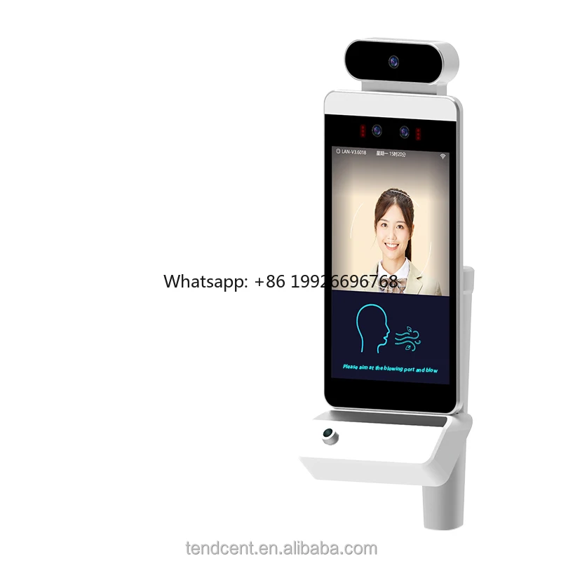 

Customizable OEM ODM Rapid Breath Content Test Facial Recognition Alcohol Tester Temperature Measurement for Driver Automotive