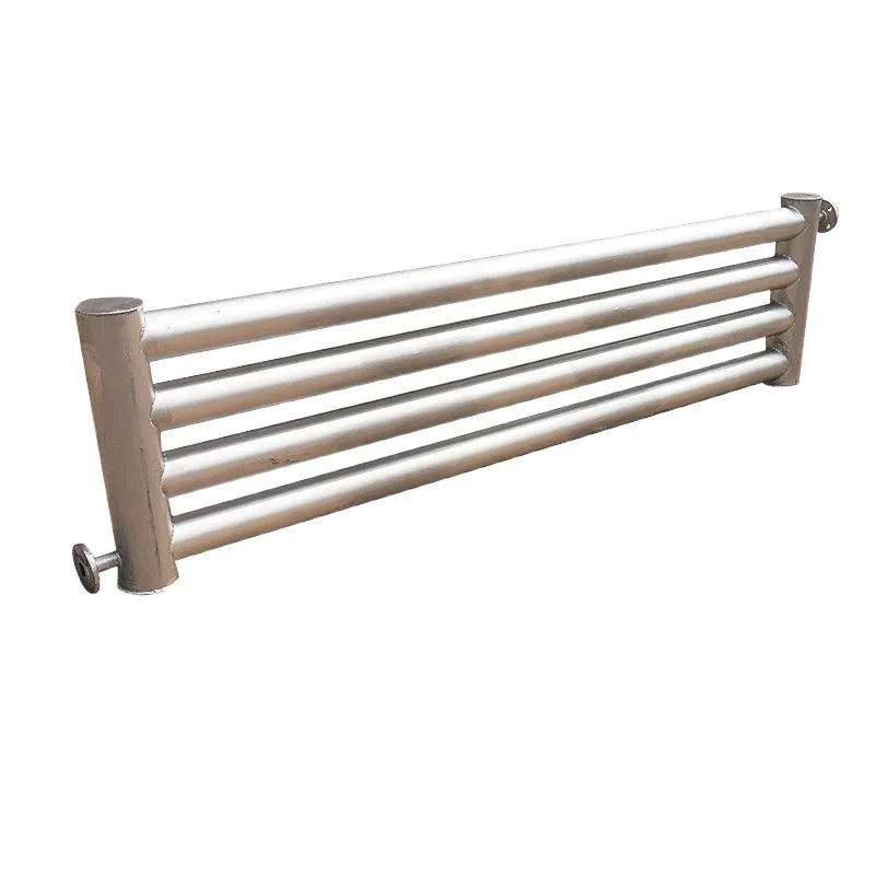 Large diameter smooth tube radiator, section steel light tube radiator