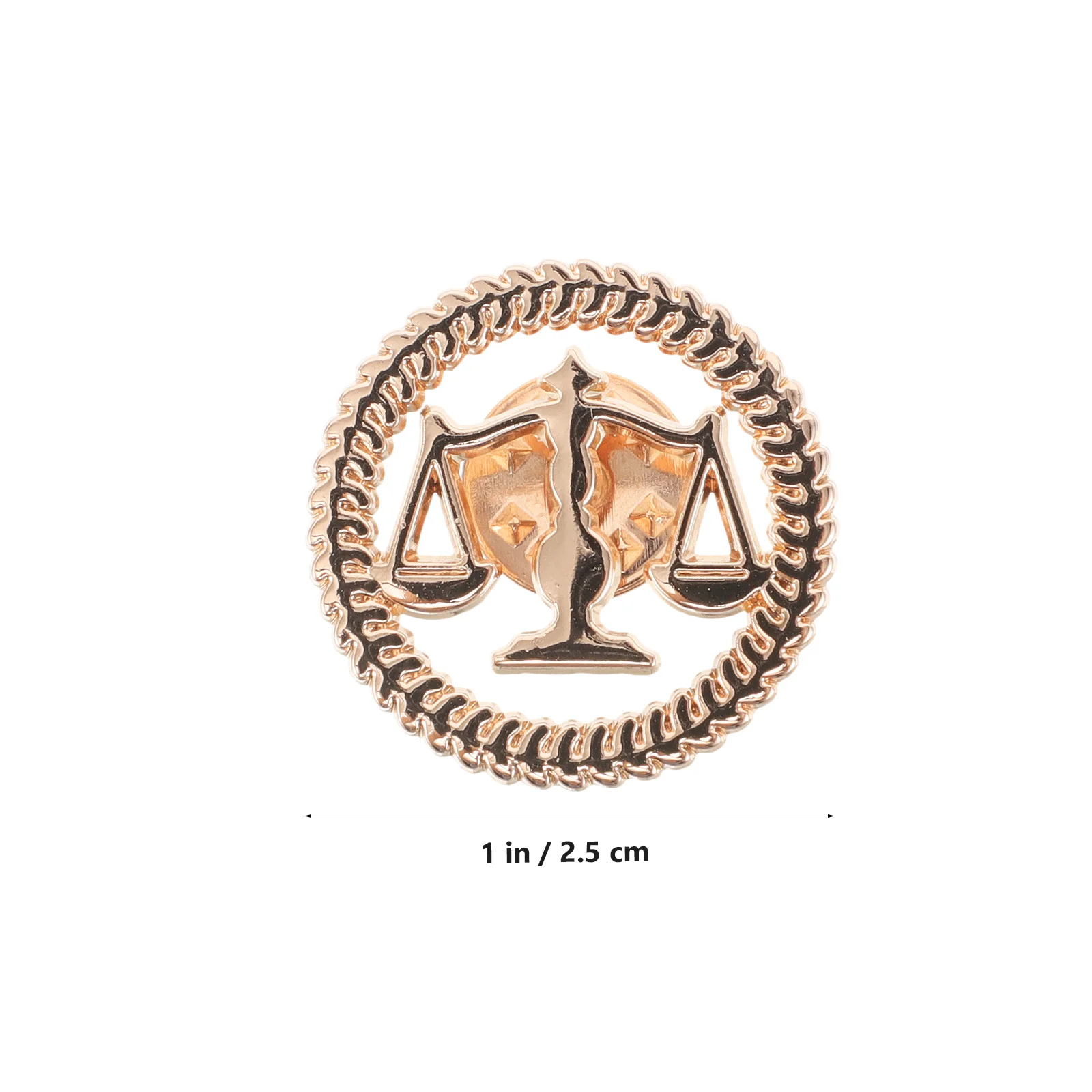 Broche de abogado para hombre, Pin de solapa de justicia, escala de Libra para jueces, abogado, estudiantes de la ley, accesorios de traje, joyería de abogado, 2 uds.