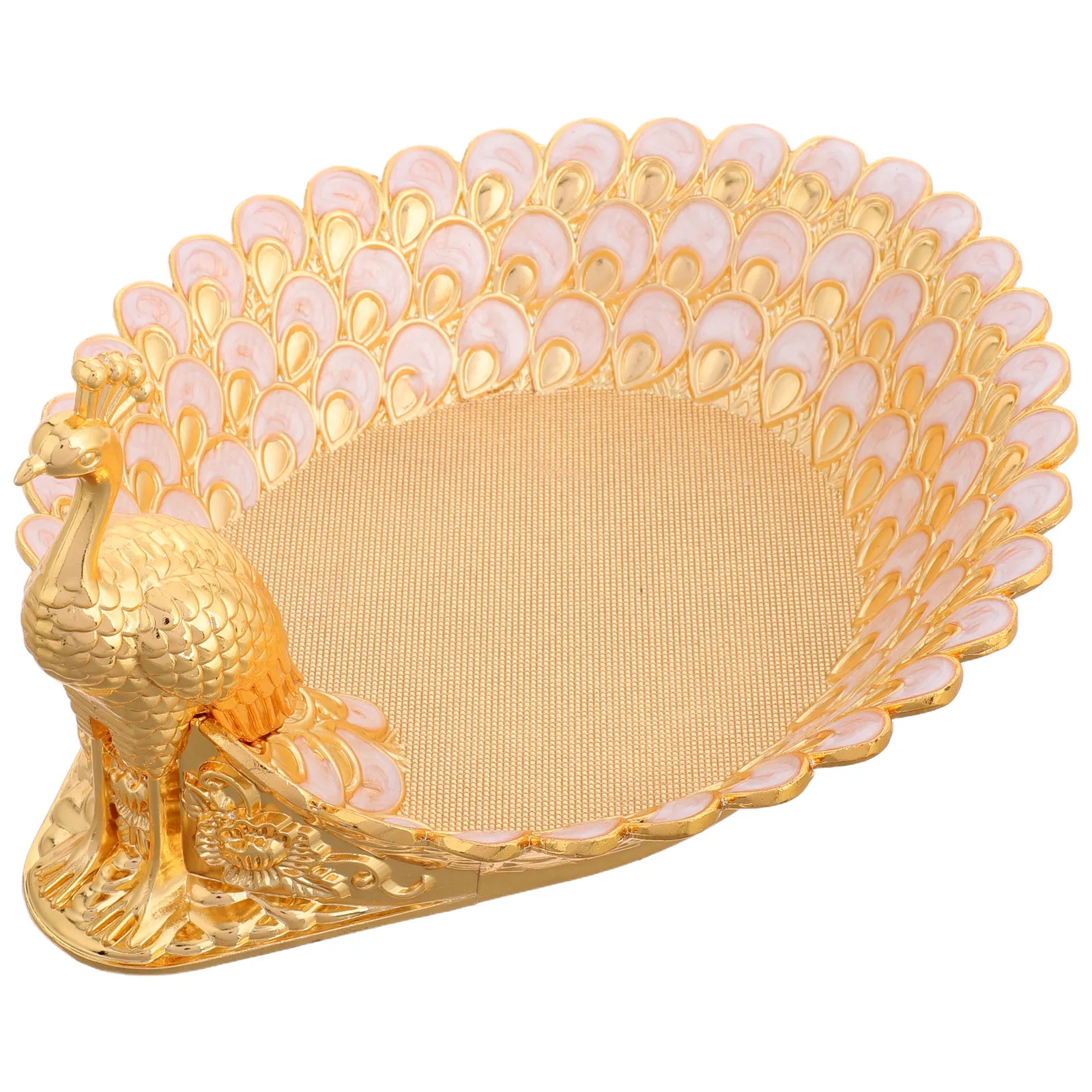 

1pcs Fruit Platter Metal Serving Tray For Dessert Snacks Display Cake Donut Cupcake Party Storage Tray European Style Kitchen