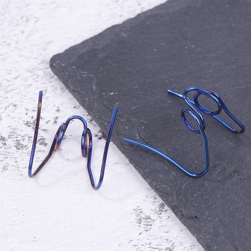 2 pezzi foro singolo molla universale moto scooter pinza freno a disco molla pastiglia freno separatore automatico schegge