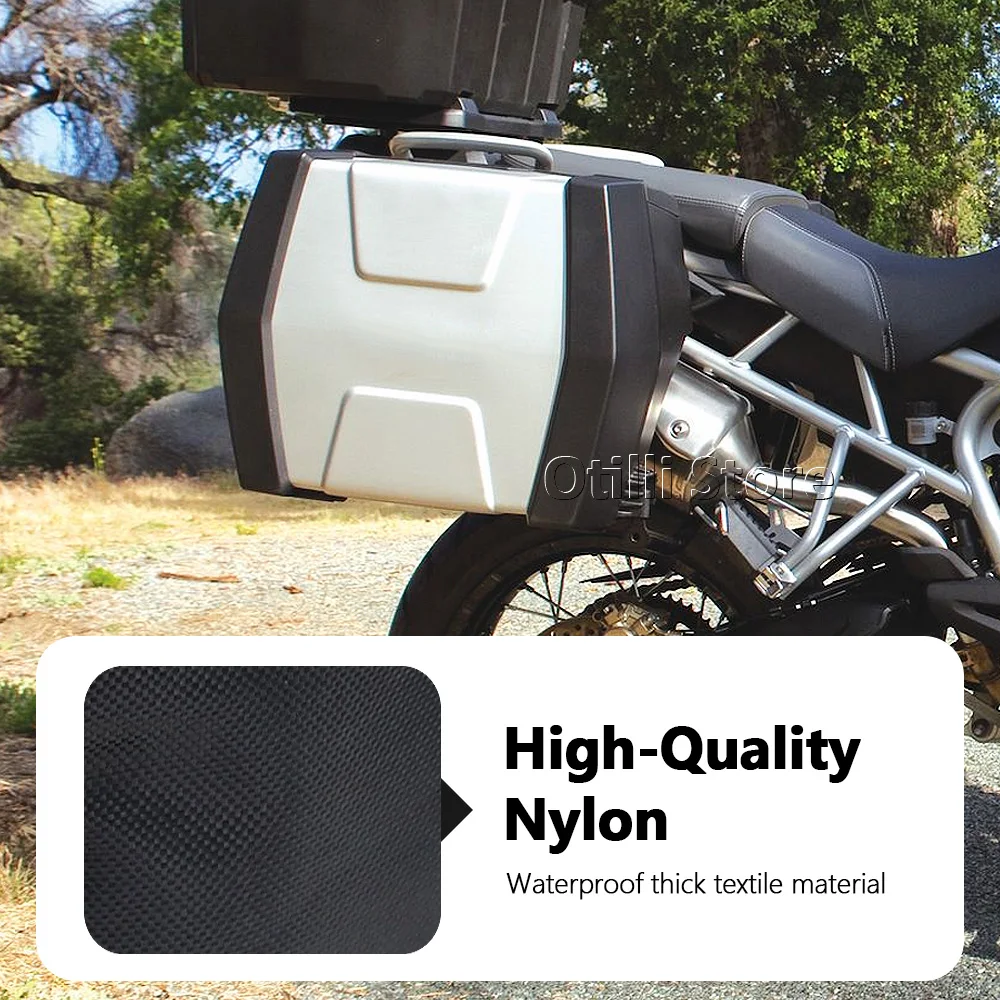 لحقائب فاريو حقائب السرج ل النمر 800 النمر 800 النمر 800 XC دراجة نارية الجانب الداخلية أكياس صندوق الأدوات العديلات