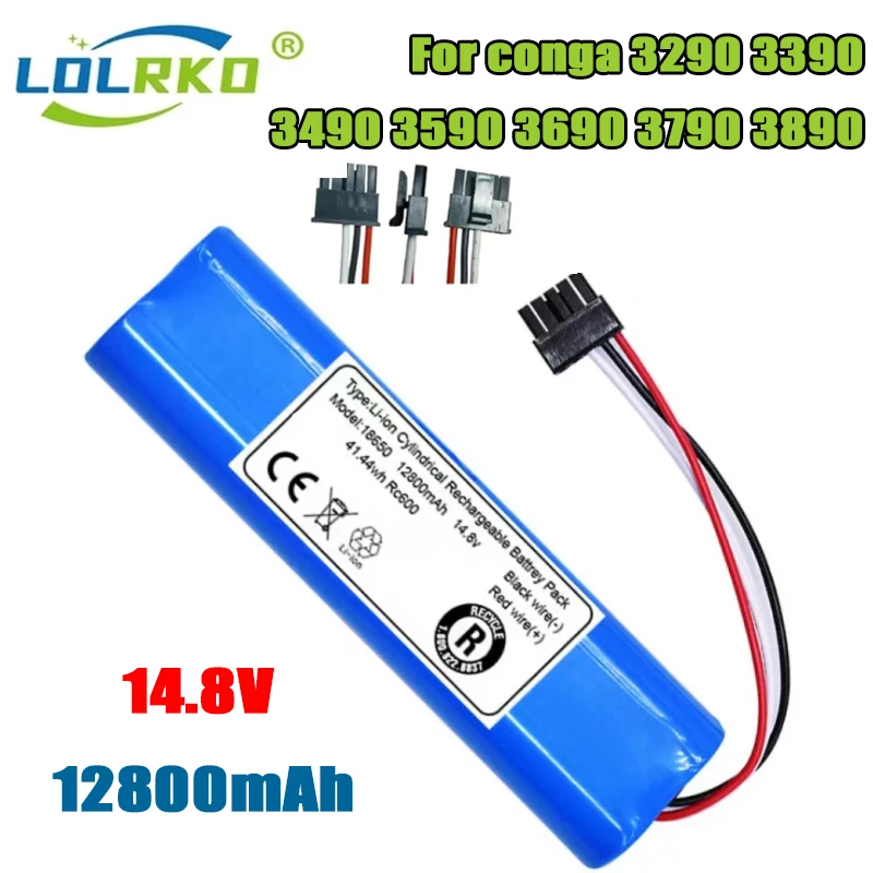 14.8V Replacement Battery For Xiaomi Robot Vacuum S10/ Vacuum-Mop P/2S NR18650 MH1-4S1P-SC Sweeping Mopping Robot Vacuum Cleaner
