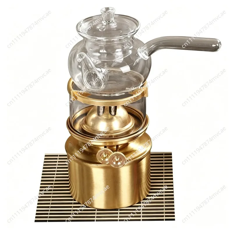 High-end tea stove Chaoshan Gongfu brews tea with pure brass boiling water to make tea on the chain Mini Outdoor