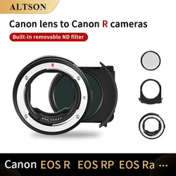 ALTSON EOS R Adapter Ring ND Dimming Filter Canon EF/EF-S Mount To Canon R Micro Single Camera Adapter Ring EF To RF Adapter