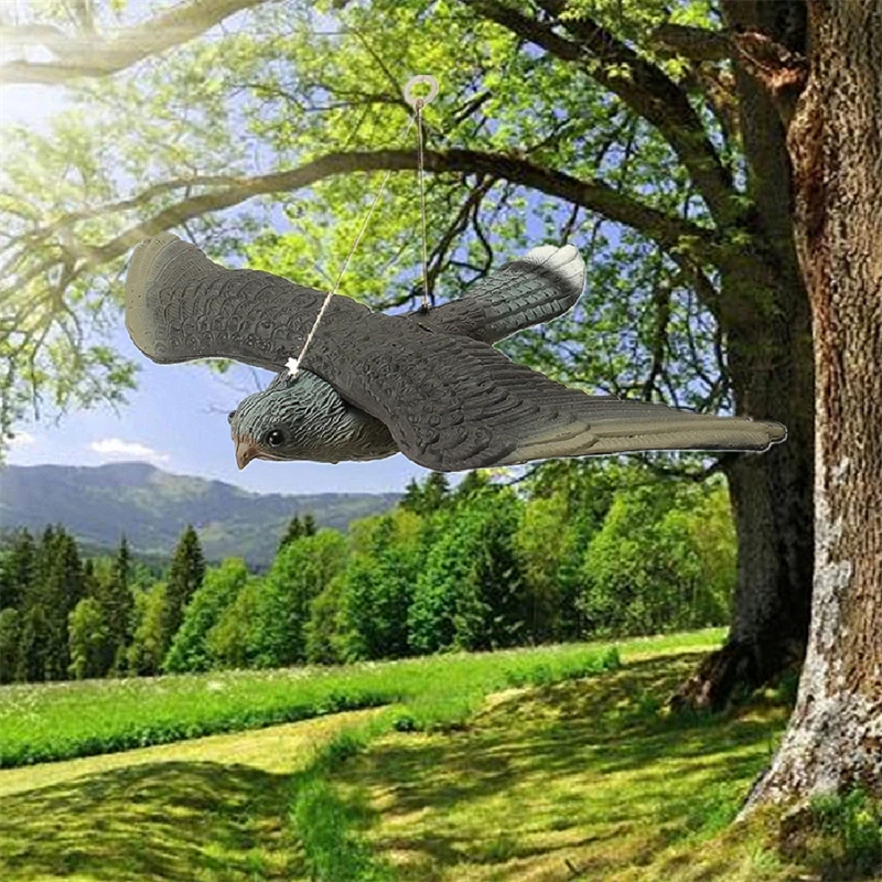 3D Fake Flying Falcon Hawk Bird Repellent Decoy Pest Control Garden Scarer Scarecrow Ornament For Hunting Yard Decoration view 2