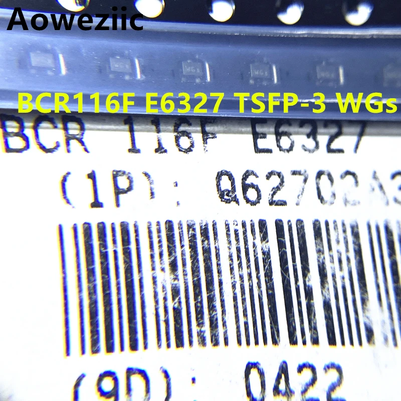 bcr116f-e6327-tsfp-3-цифровой-транзистор-wgs-npn-50-В-100-мА-с-трафаретной-печатью