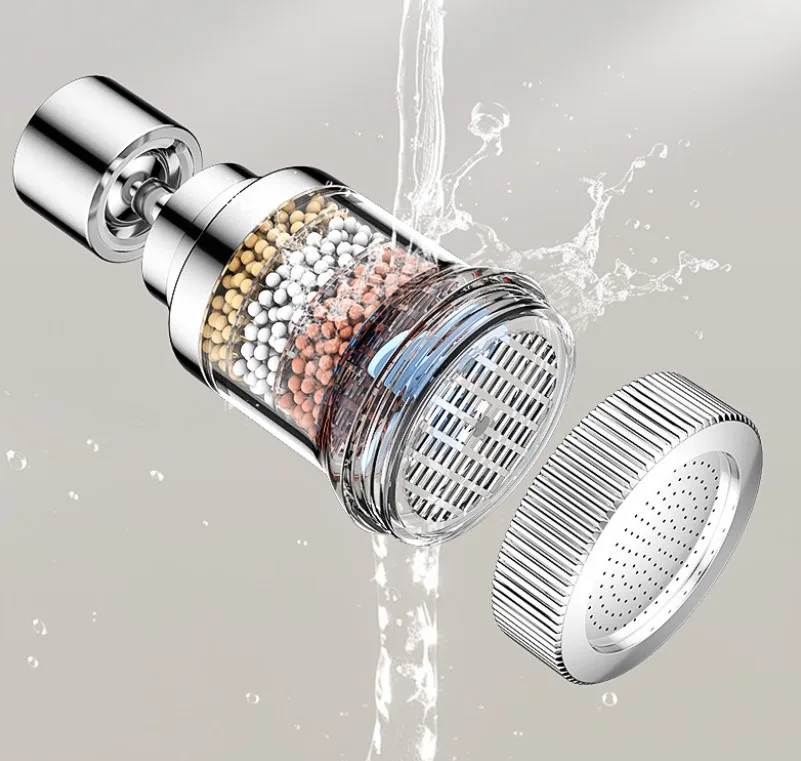 360° Rotation Kitchen Faucet Extender Anti-Splash Aerator Pressurized Water Filter Nozzle for Water Purification Saving Water