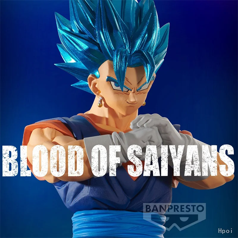 Bandai Banpresto Dragon Ball Super Blood of Saiyans Specialxix SSG Vegetto 18Cm Anime Original Action Figure Model Toy Gift