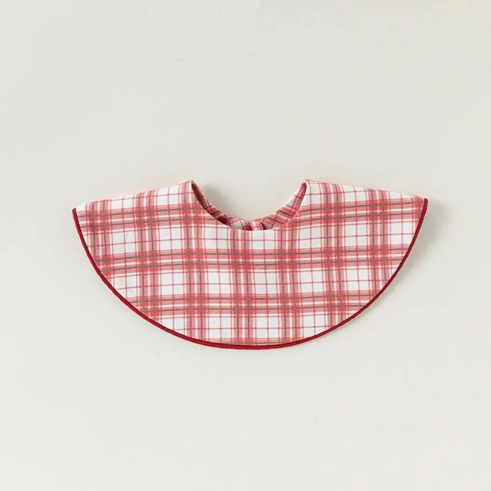 

Feeding Supplies Baby 360-degree Bib Soft Cotton Plaid Infants Saliva Towel Flower Printed Anti Fouling Baby Drool Towel Daily