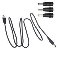 USB C Type-C to DC 5.5x2.1mm 2.5x0.7mm 3.5x1.35mm 4.0x1.7mm 5V Power Cable for Router LED Light Fan Any 5V Devices