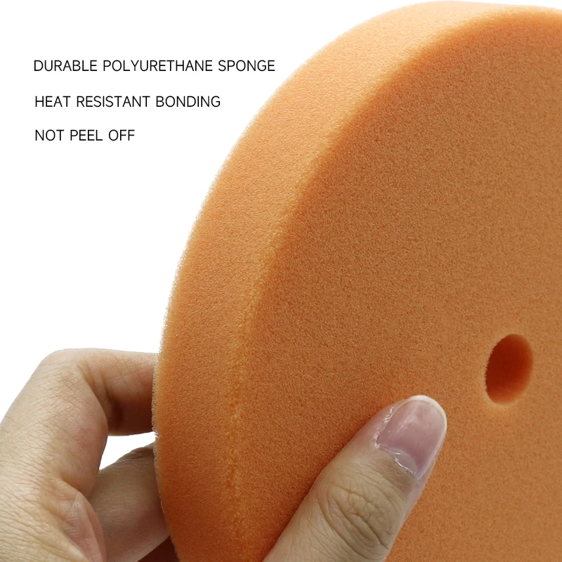 DETAILING3/ 5/6 Zoll Polierpads Deutschland Schaumstoff Schneid- & Finish-Schwammpad-Set für DA/RO Poliermaschinen und Pufferwerkzeuge – Detail 11