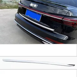 Stainless steel decorative strip for trunk For Audi A6 C8 PA 2019-2024
