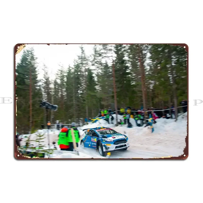 Rally Sweden 2019 Metal Sign Pub Create Bar Customize Wall Mural Tin Sign Poster