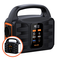 SBAOH 194Wh 200W Portable Power Station-Compact Lithium Backup with AC Outputs & Solar Generator for Camping & Travel