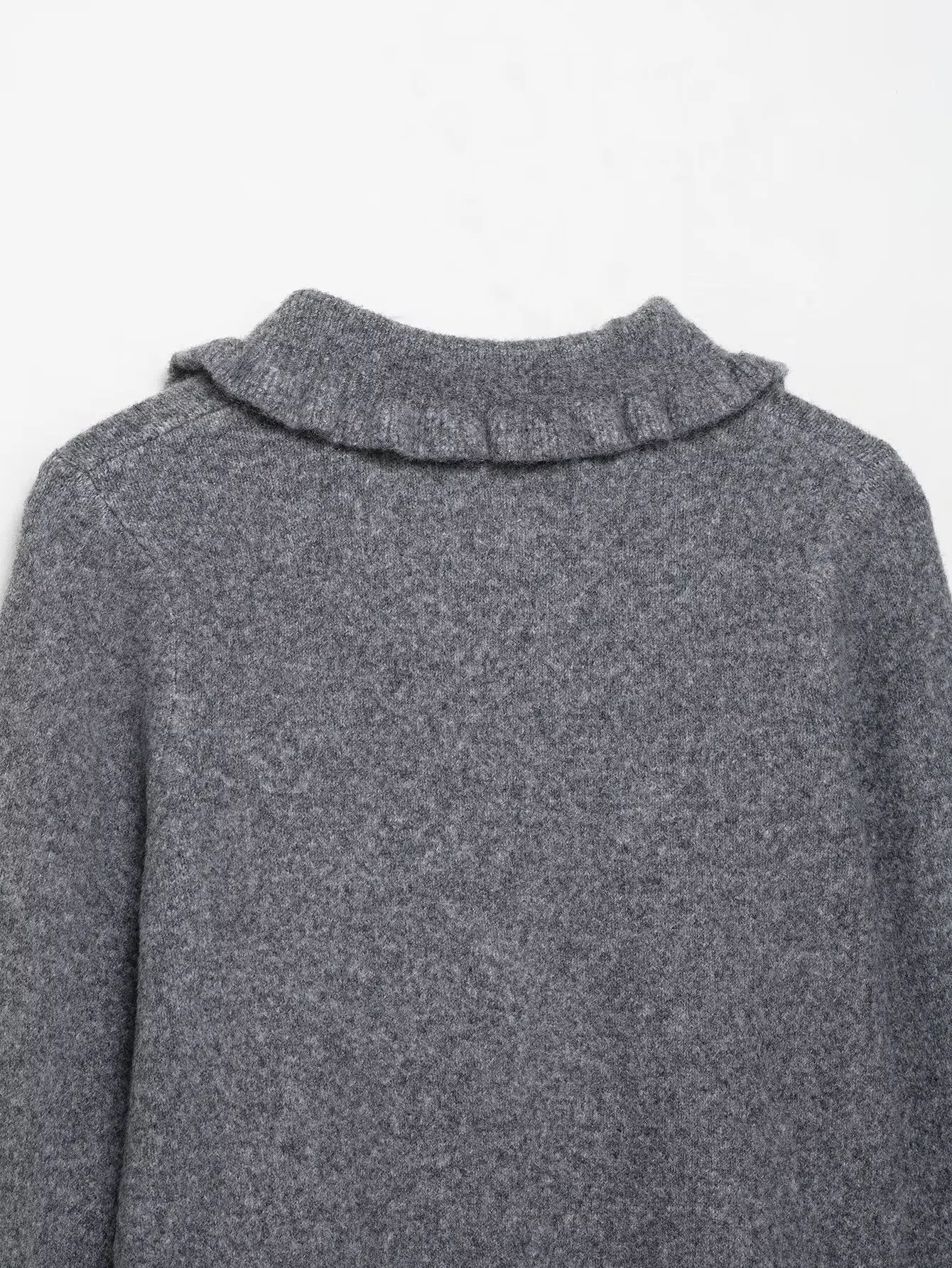 HH Women's New Fashion Knitted Tops Solid Turn-Down Collar Long Sleeves Single Breasted Female Autumn Casual Cardigans Top