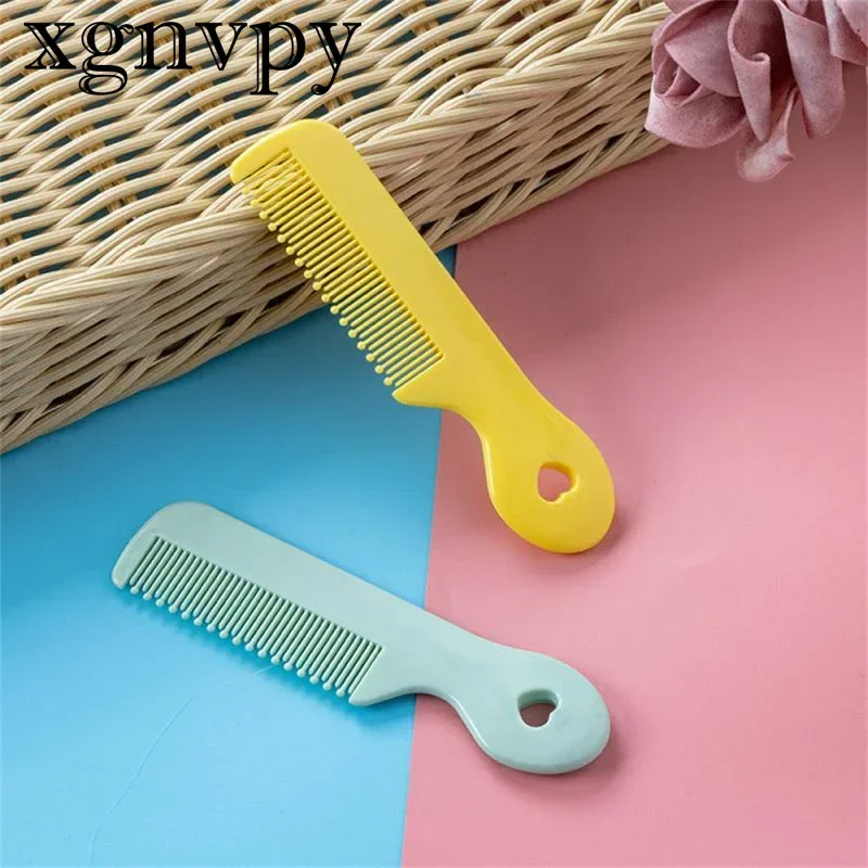 Xgnvpy Baby Material Round Teeth Hair Care Baby Hair Comb Newborn Child Girls One To Two Year Old Toddler Small Comb