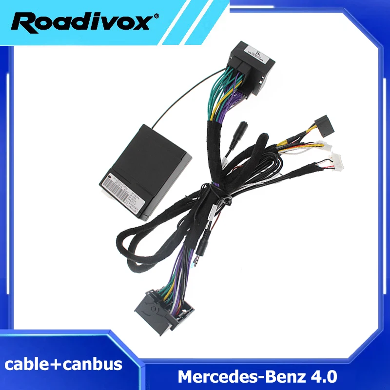 

Автомобильный радиоприемник Android Canbus Box декодер 16-контактный стерео жгут проводов адаптер кабеля питания для Benz NTG 4,0 A/B/C/E/G/ML/CLA/GLA/GL