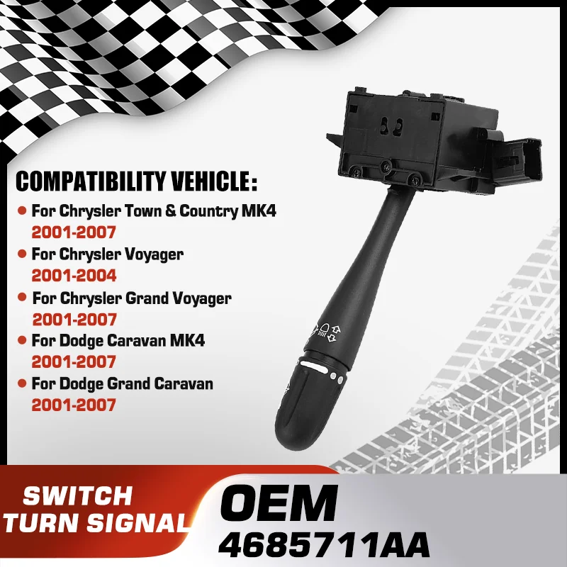 

Turn Signal Switch For Chrysler Town & Country MK4 Chrysler Voyager Chrysler Grand Voyager Dodge Caravan MK4 Dodge Grand Caravan