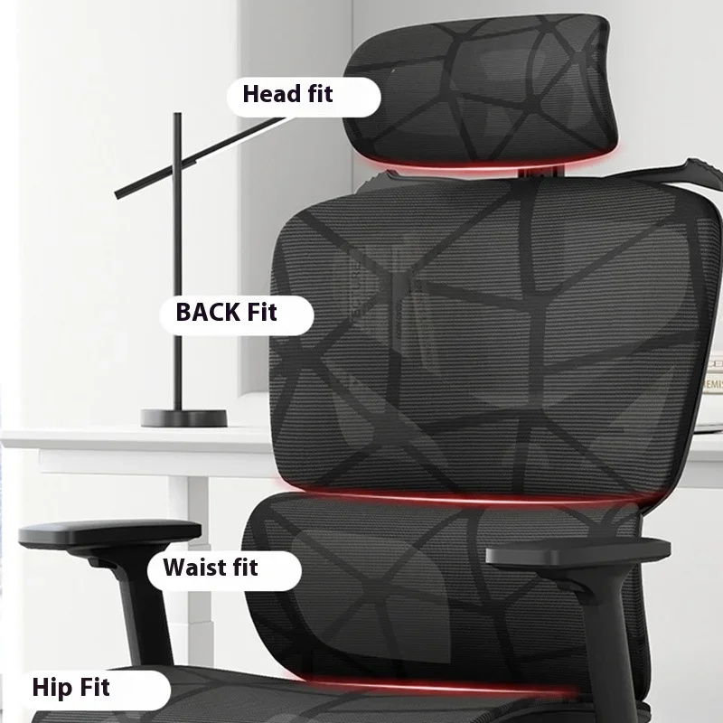 

Computer Ergonomic Chair Gamer Mesh Liftable Seat Depth Adjustment Lift Breathable Chaise Romaine Dips Traction Office Furniture
